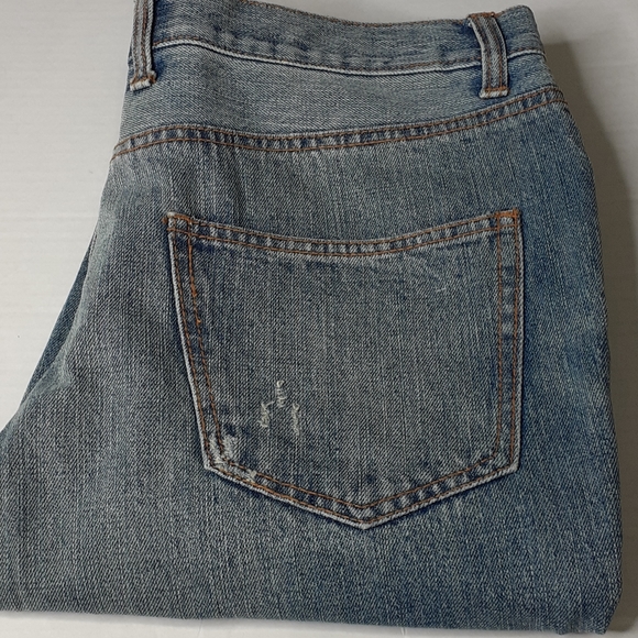 Piper & Blue Distressed Faded Jean Capris Size 9 - Picture 16 of 16